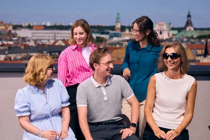 Zdjęcia pracowników DUNI EFF przy pracy